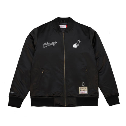 M&N x Suga Glitch Chicago Bulls Bomber Jacket