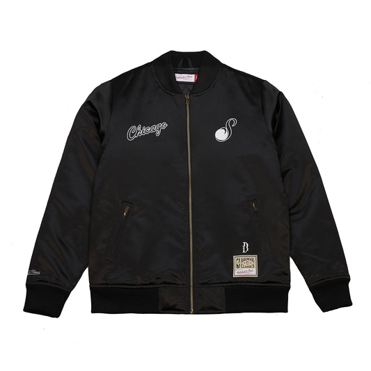 M&N x Suga Glitch Chicago Bulls Bomber Jacket