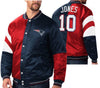 Mac Jones 10 New England Patriots NFL Satin Jacket