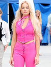 Margot Robbie Barbie Pink Vest