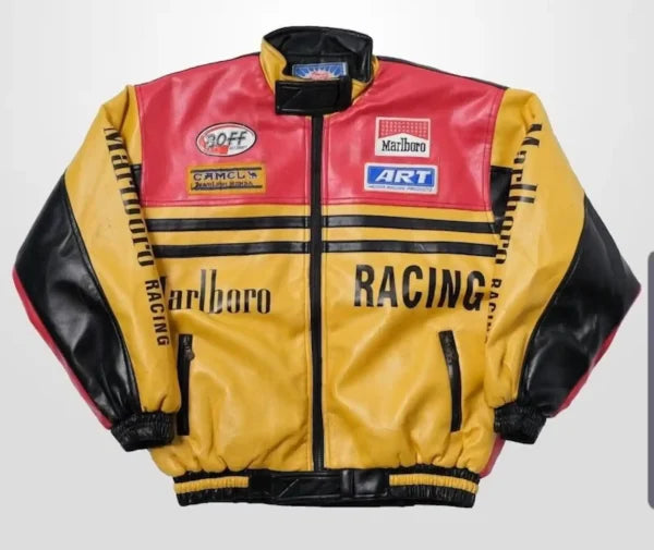 Marlboro F1 Raceway Motorbike Racing Leather Jacket