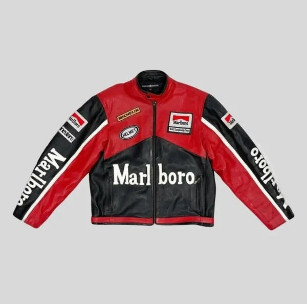 Marlboro Racing Rare Motorcycle Leather Jacket