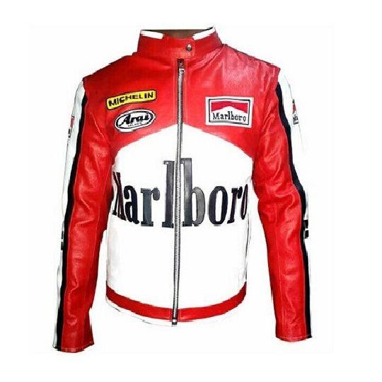Marlboro Racing Red & White Jacket