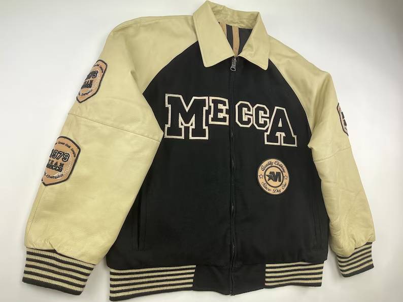 Mecca 90s Hip Hop Leather Jacket