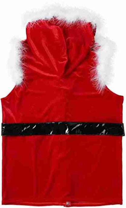 Men Faux Fur Christmas Vest