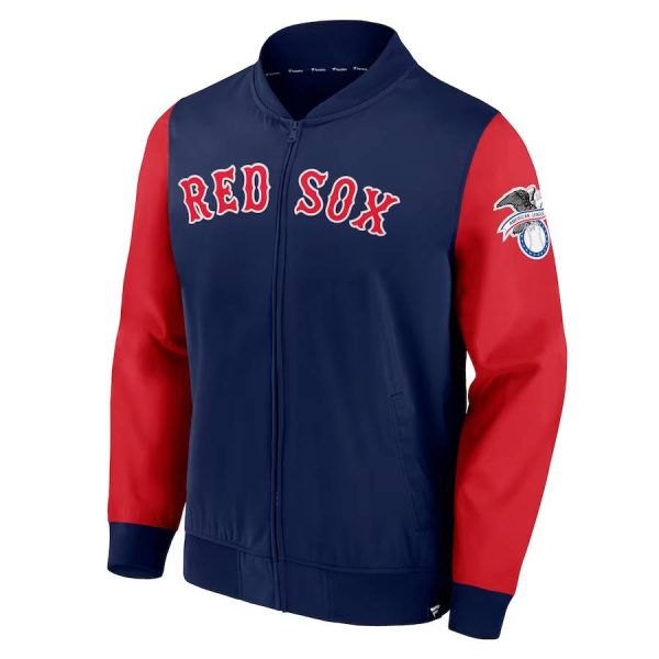 Men’s Boston Red Sox Fanatics Branded Windbreaker Bomber Jacket