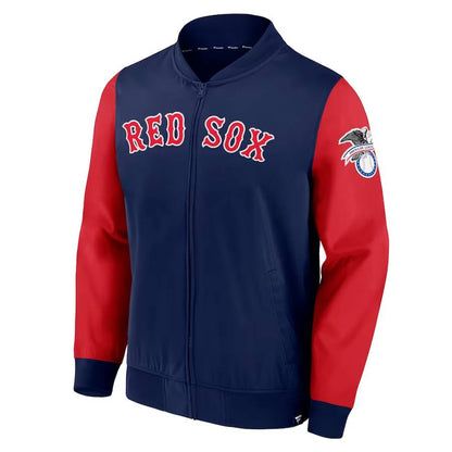 Men’s Boston Red Sox Fanatics Branded Windbreaker Bomber Jacket