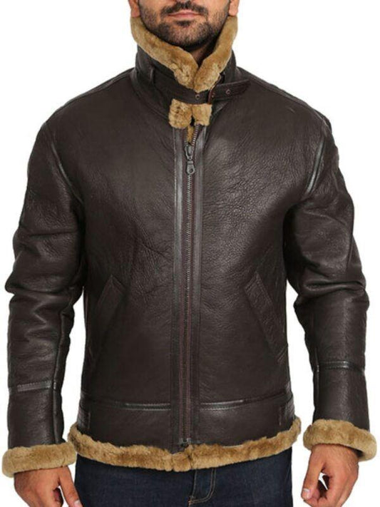 Men’s R.A.F Brian Brown Jacket