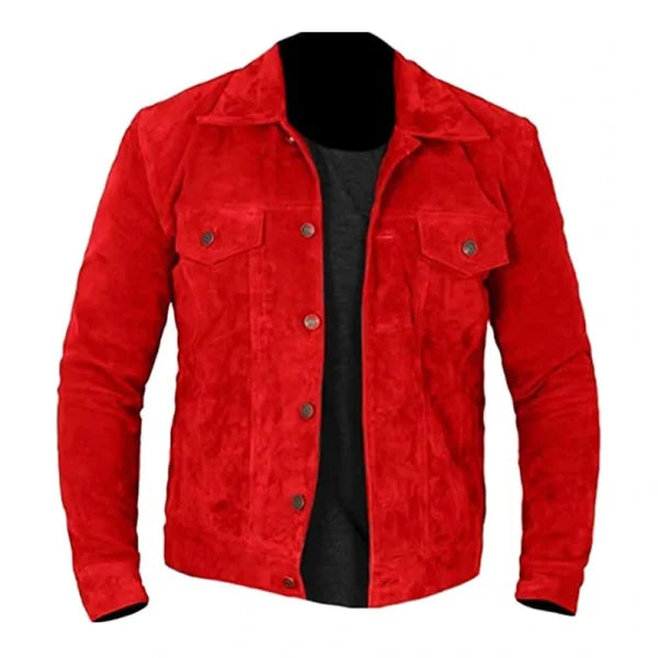 Mens Suede Leather Jacket
