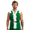 Men’s Sexy Santa Claus Velvet Christmas Waistcoat