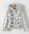 Silver Puffer Down Jacket