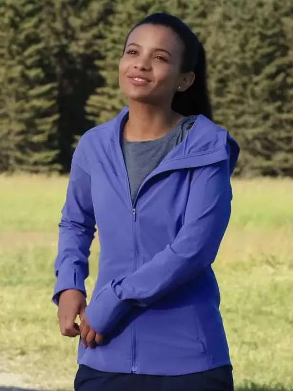 Jackie Howard My Life with the Walter Boys Purple Jacket