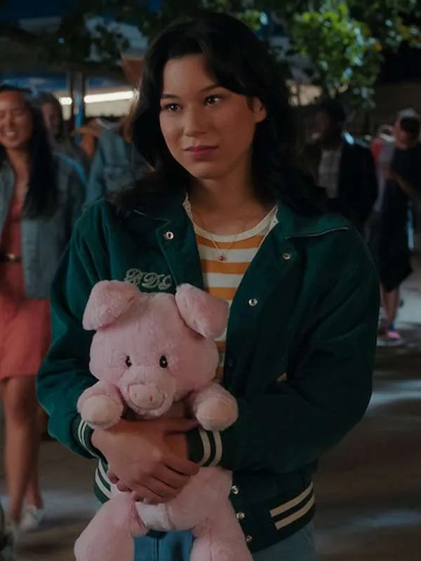 Kiley My Life with the Walter Boys Green Jacket