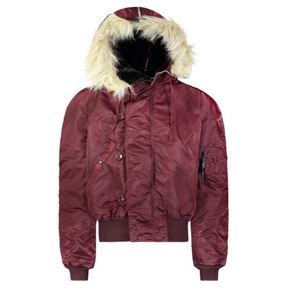 N-2B Nylon Fur Parka Jacket