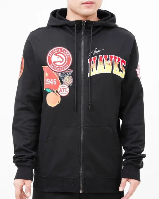 NBA Atlanta Hawks Hometown FZ Hoodie