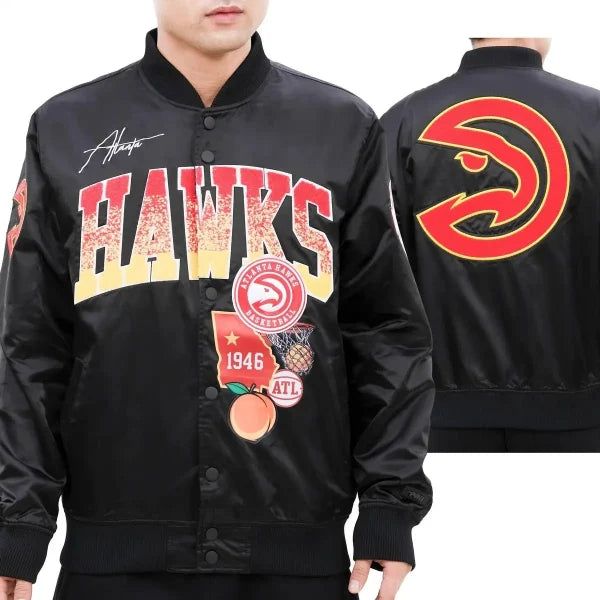 NBA Atlanta Hawks Hometown Satin Jacket