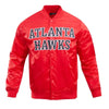 NBA Atlanta Hawks Logo Men’s Satin Jacket