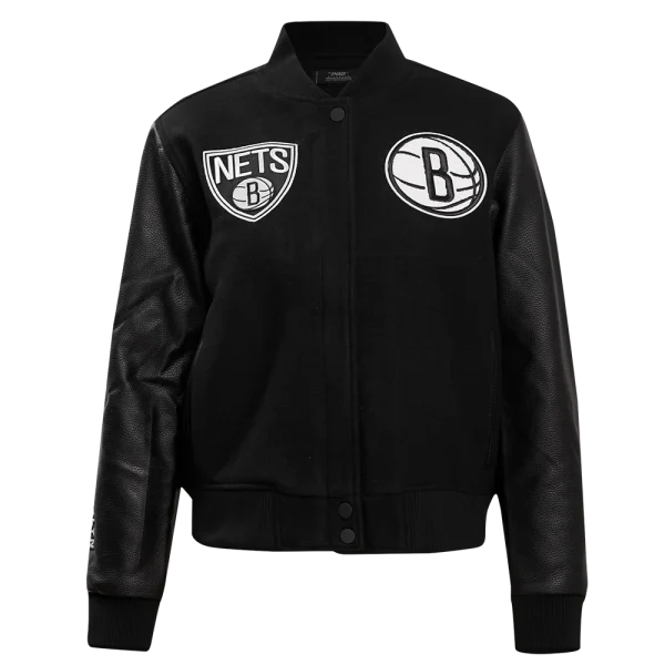 NBA Brooklyn Nets Classic Wool Varsity Jacket