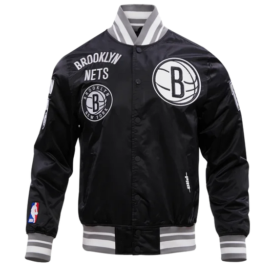 NBA Brooklyn Nets Retro Classic Satin Jacket