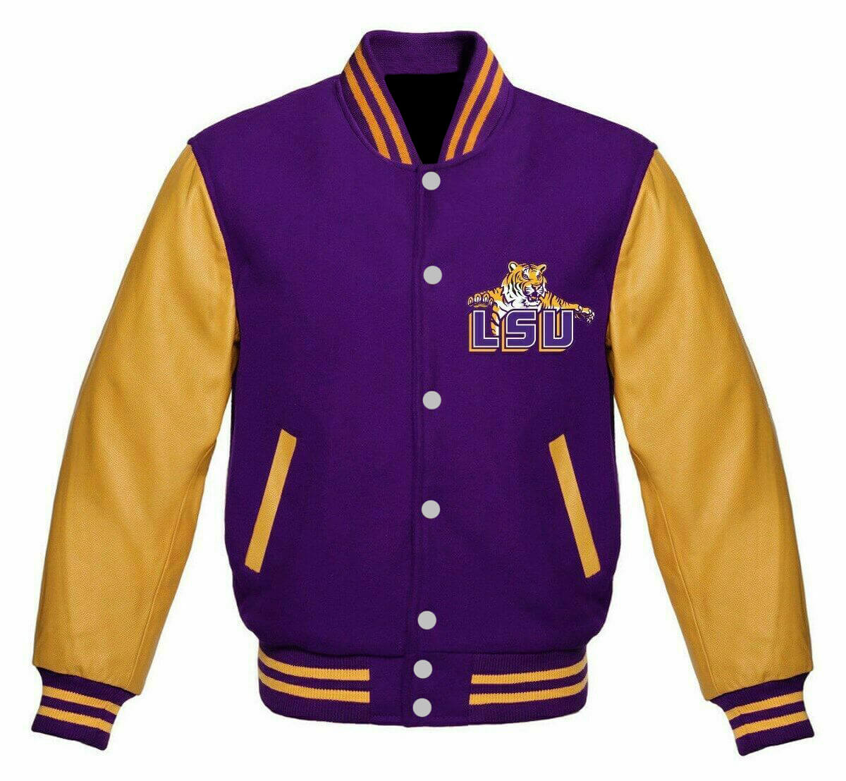 NCAA Team Louisiana State Tigers Varsity Jacket