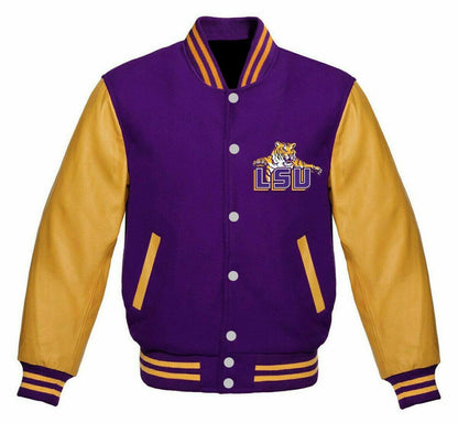NCAA Team Louisiana State Tigers Varsity Jacket