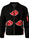 Naruto Akatsuki Black & Red Bomber Jacket