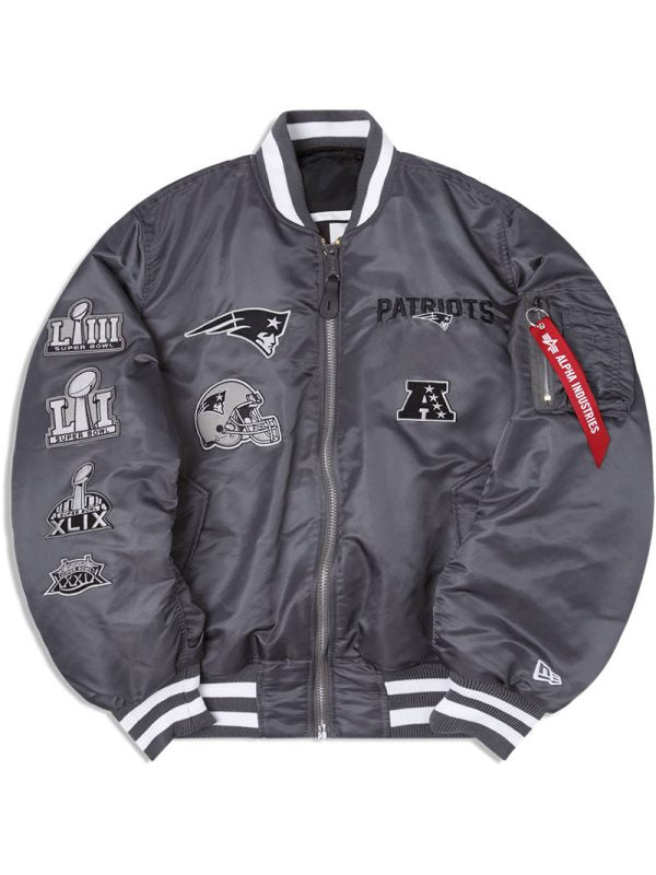 New England Patriots X Alpha X New Era MA-1 Jacket