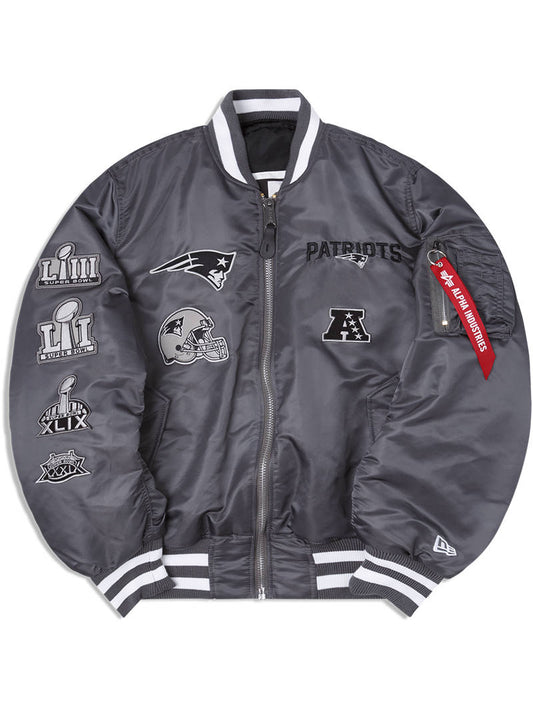 New England Patriots X Alpha X New Era MA-1 Jacket