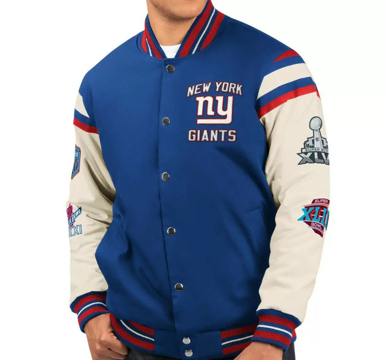 New York Giants Super Bowl Champions Jacket