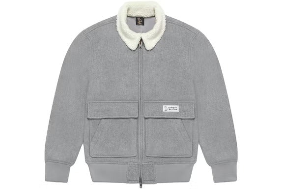 OVO Aviator Heather Grey Wool Jacket