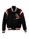 OVO Black Red Varsity Limited Jacket