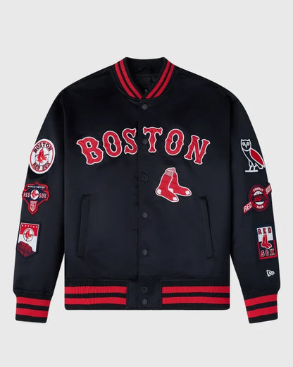 OVO MLB Boston Red Sox Replica Varsity Jacket