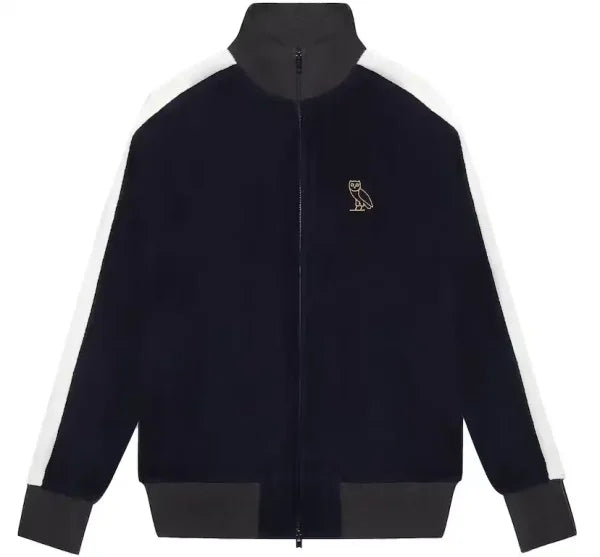 OVO Terry Cloth Track Navy Jacket
