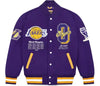 OVO x NBA Lakers Varsity Purple Jacket