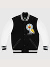 OVO x Takashi Murakami Owl Flower Varsity Jacket