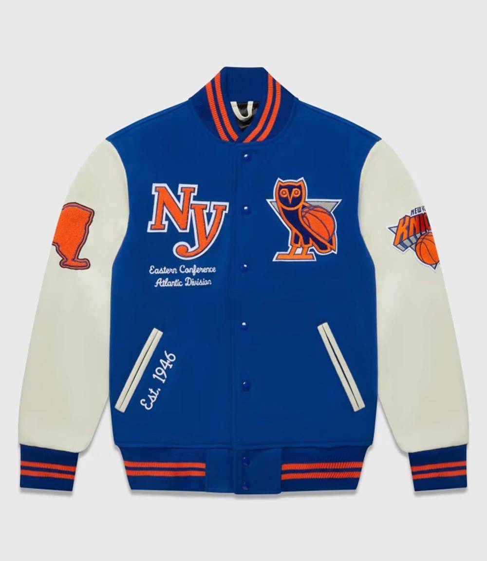 OVO New York Knicks Varsity Jacket