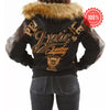 Pelle Pelle Brown Exotic Fur Hood Jacket