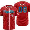 Personalized Straw Hats One Piece Baseball Jersey