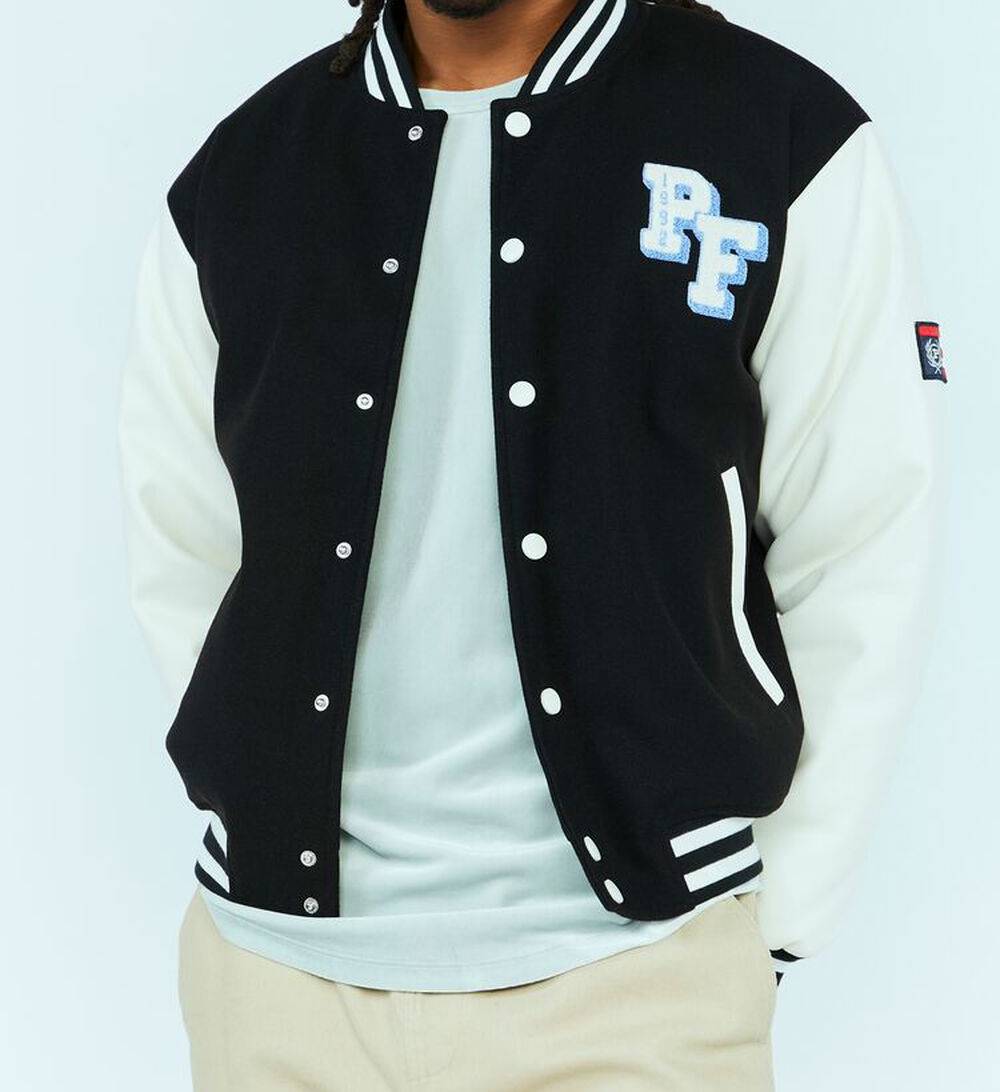 Phat Farm Black & White Varsity Jacket
