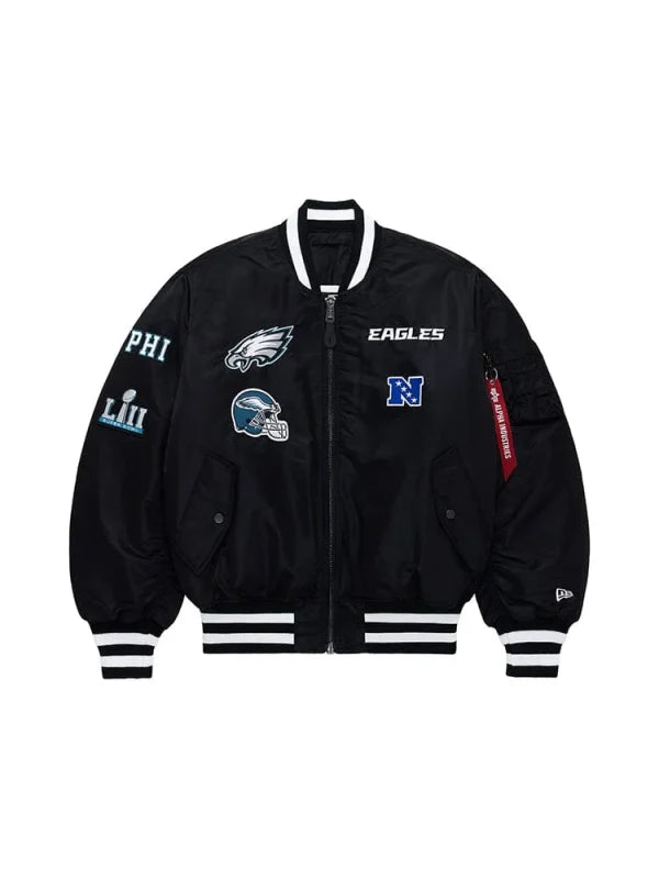 Philadelphia Eagles X Alpha X New Era MA-1 Jacket