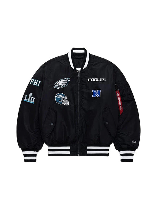 Philadelphia Eagles X Alpha X New Era MA-1 Jacket