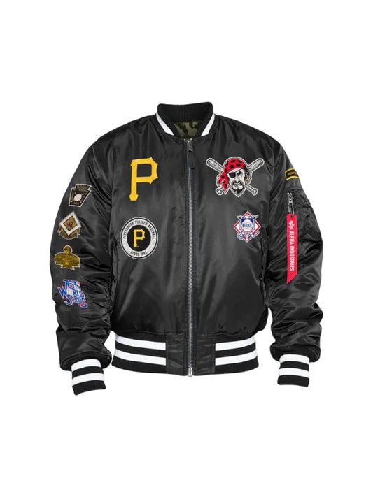 Pittsburgh Pirates X Alpha X New Era MA-1 Jacket