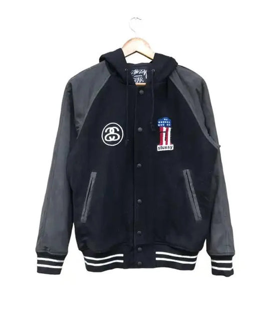 RARE Vintage Stussy Varsity Style Jacket