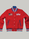 Red Letterman United States Jacket