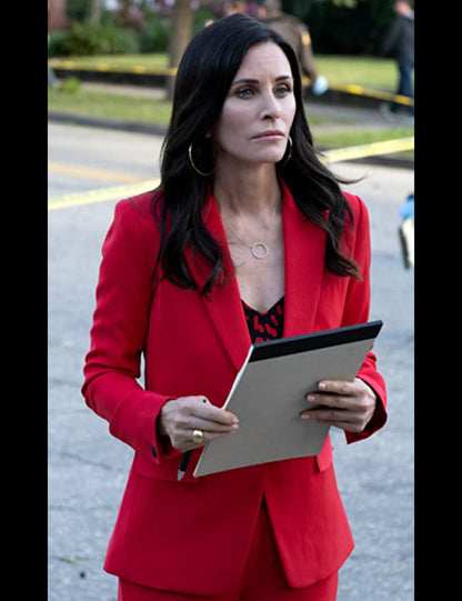 Scream 2022 Courteney Cox Red Coat