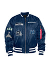 Seattle Seahawks X Alpha X New Era MA-1 Jacket