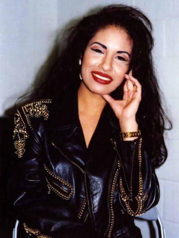 Selena Quintanilla Leather Black Jacket