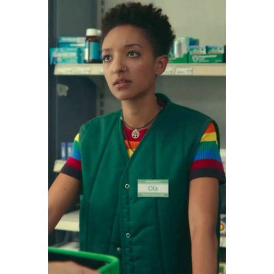 Sex Education S02 Ola Nyman Green Vest