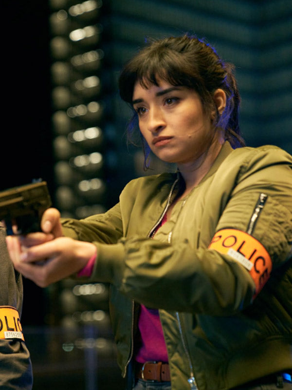 Sofia Belkacem Lupin Green Jacket