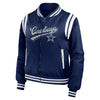 Starter Dallas Cowboys Navy Satin Varsity Jacket